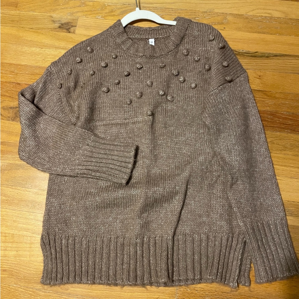 WORN ONCE Fun Detailed Sweater